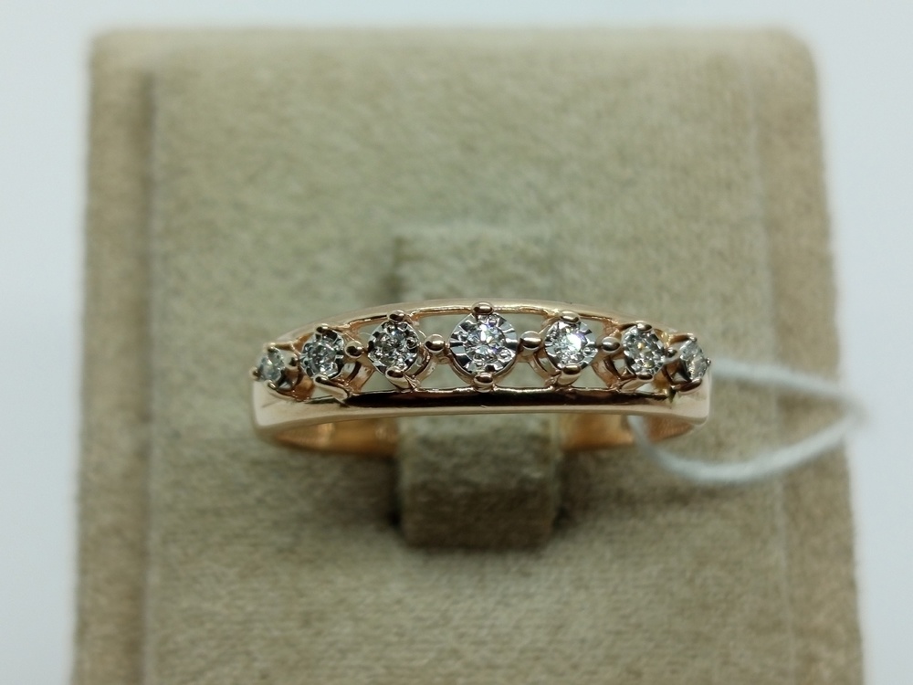 КОЛЬЦО БРИЛЛИАНТ Au 585