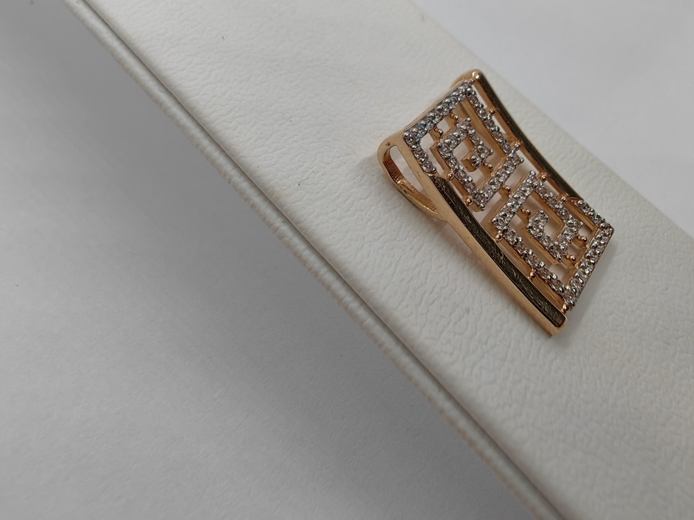 ПОДВЕСКА С КАМНЯМИ (Au 585)