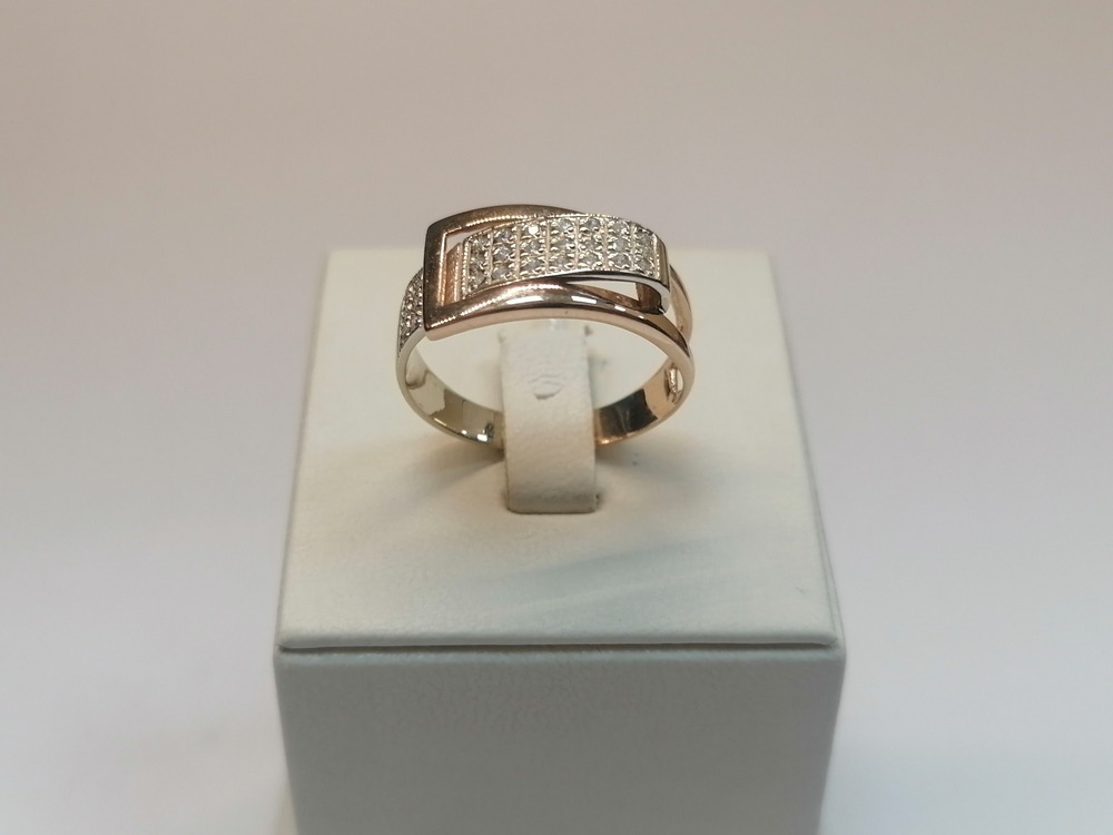 КОЛКМИ585 КОЛЬЦО С КАМНЯМИ (Au 585)