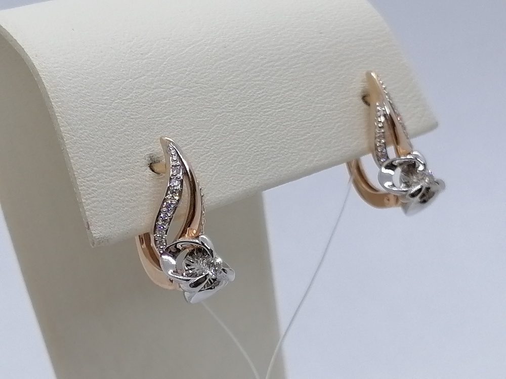 СЕРЬГИ БРИЛЛИАНТ (Au 585)