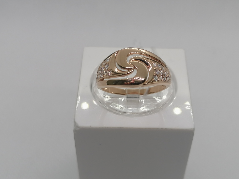 КОЛКМИ585 КОЛЬЦО С КАМНЯМИ (Au 585)