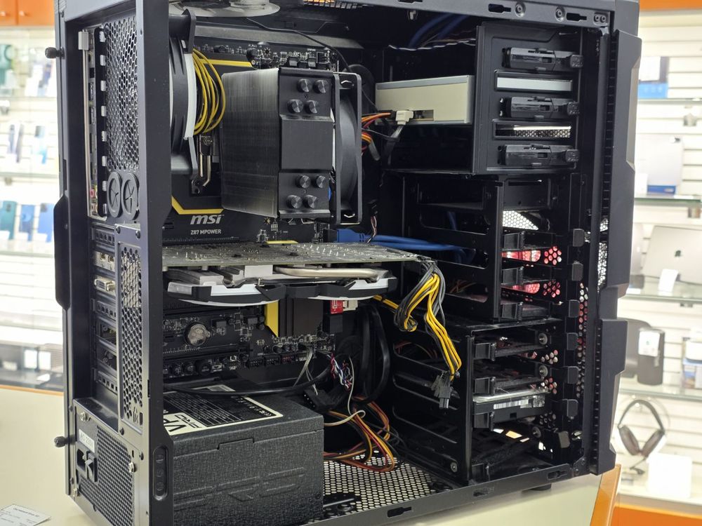 Системный блок 3Q -; Core i7-4770K, Radeon RX 580, 16 Гб, 1 Tb, Нет