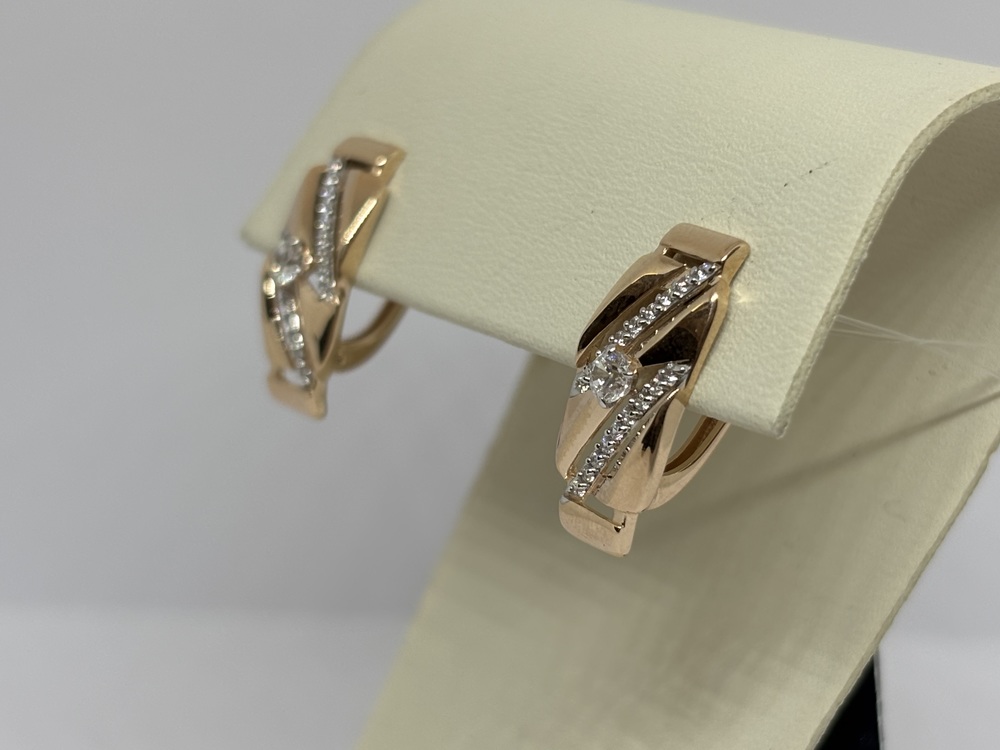 СЕРЬГИ С КАМНЯМИ (Au 585)