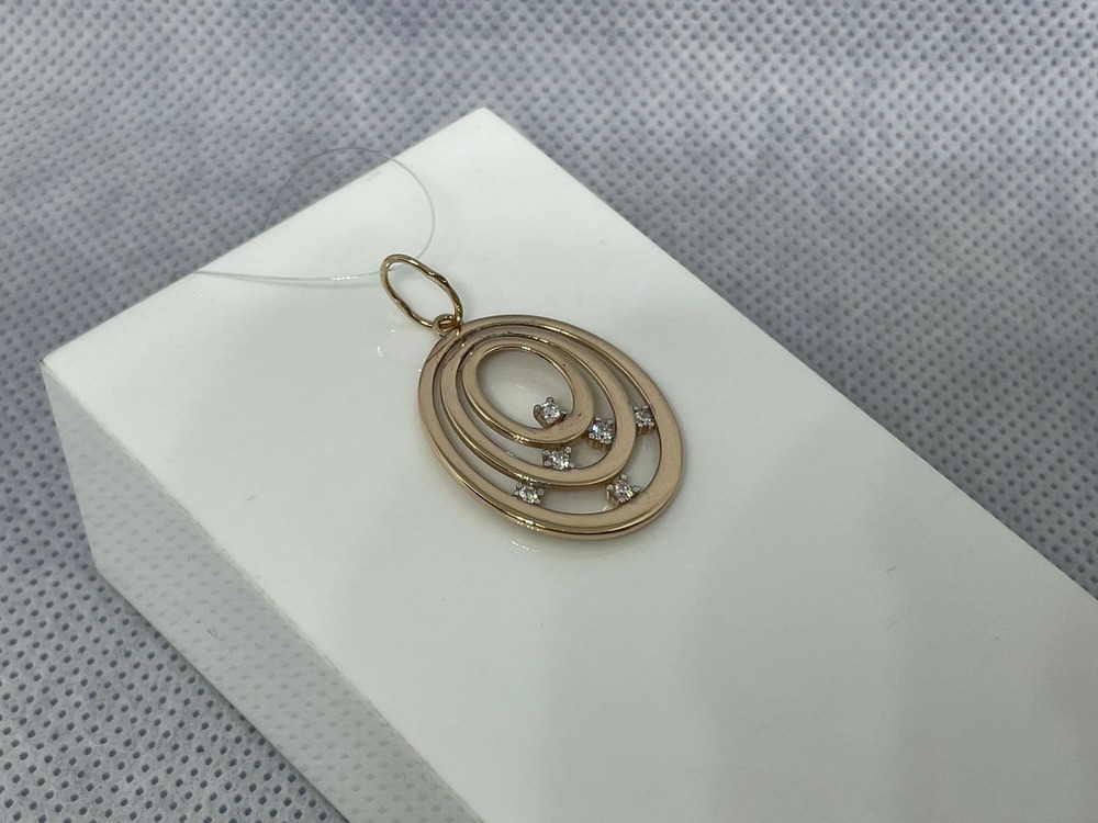 ПОДВЕСКА С КАМНЯМИ (Au 585)