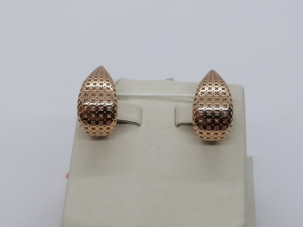 СБКМ585 СЕРЬГИ БЕЗ КАМНЯ (Au 585)