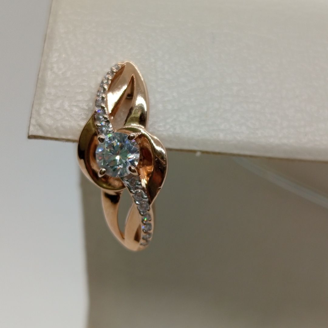 СКМИ585 СЕРЬГИ С КАМНЯМИ (Au 585)