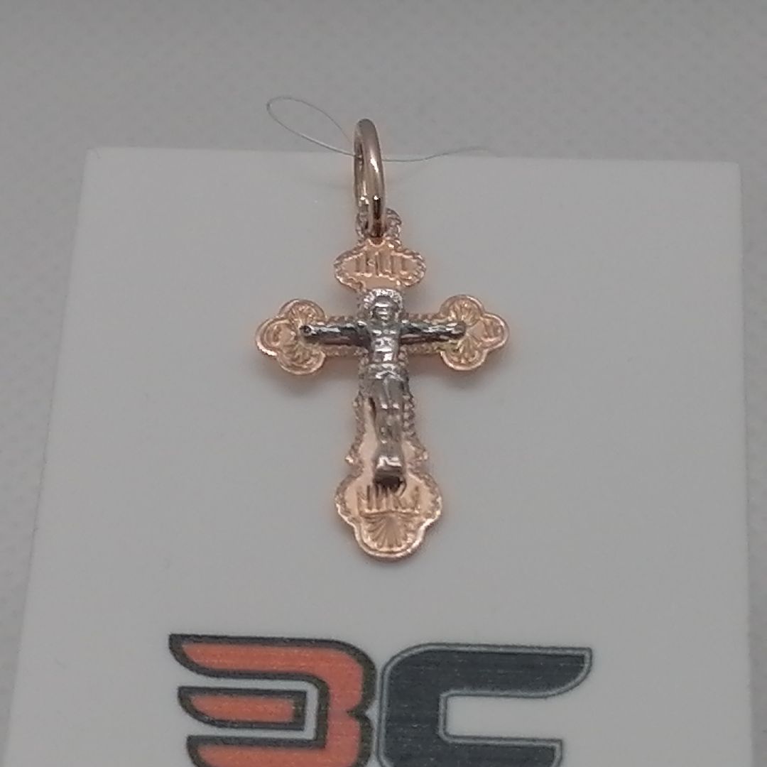 810-00014-10-00-00-02 ПОДВЕСКА КРЕСТ (Au 585)