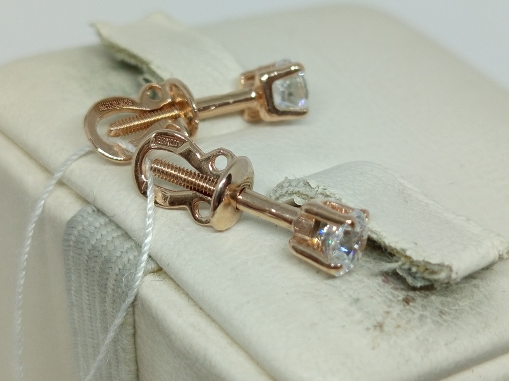 СЕРЬГИ ПУСЕТЫ (Au 585)