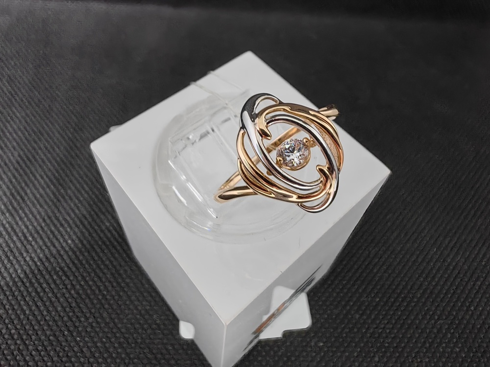 КОЛЬЦО С КАМНЕМ (Au 585)