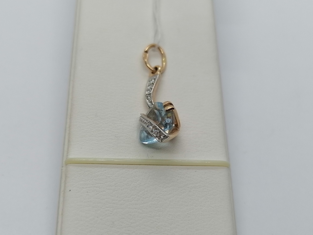 ПОДВЕСКА С КАМНЯМИ (Au 585)