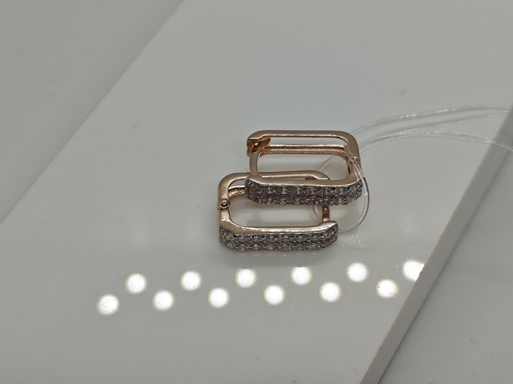 СЕРЬГИ С КАМНЯМИ (Au 585)