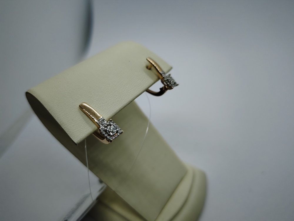 СЕРЬГИ БРИЛЛИАНТ (Au 585)