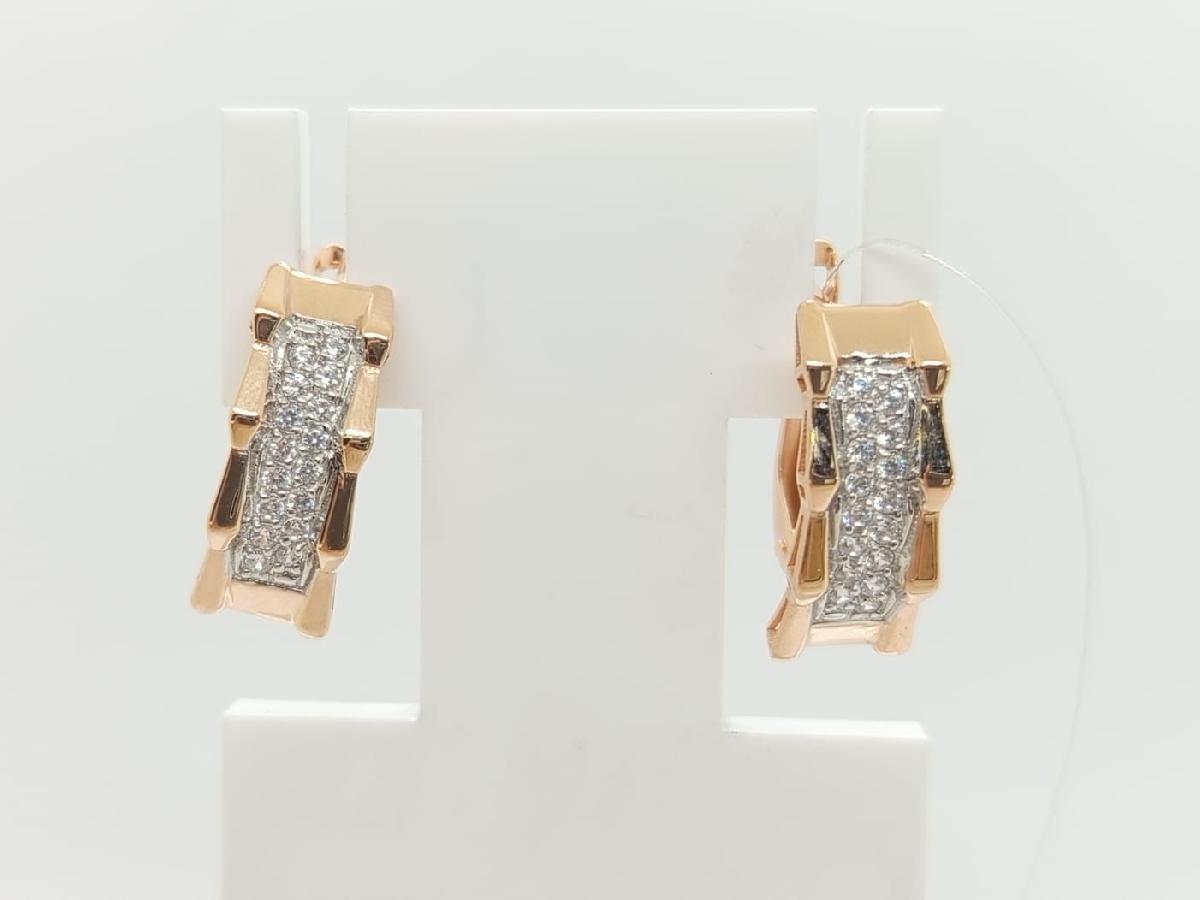 СЕРЬГИ С КАМНЯМИ (Au 585)