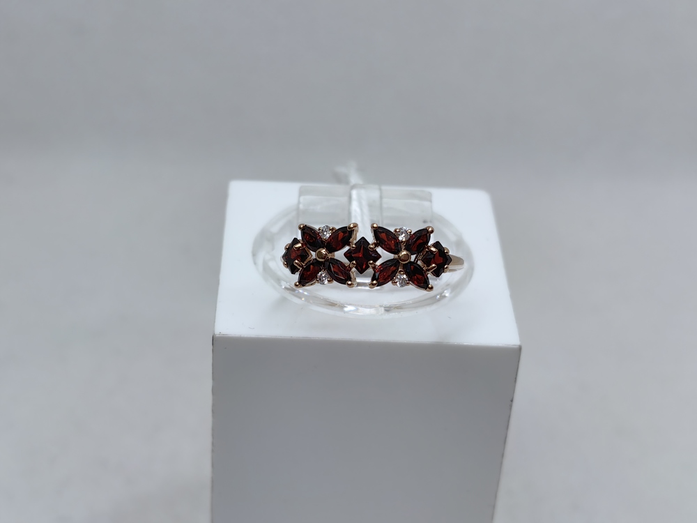 КОЛКМИ585 КОЛЬЦО С КАМНЯМИ (Au 585)