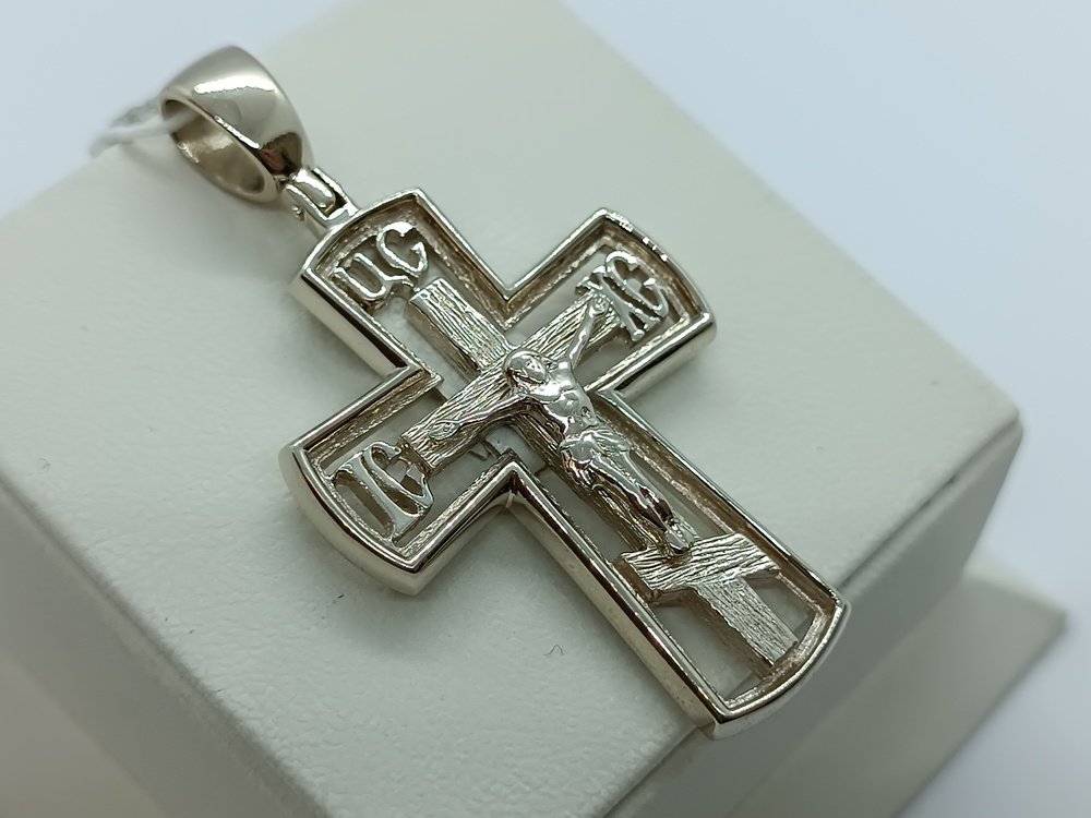ПОДВЕСКА КРЕСТ БЕЗ КАМНЯ (Au 585)