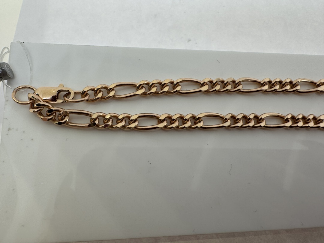 ЦЕПЬ ПУСТОТЕЛАЯ Фигаро(картье) (Au 585)