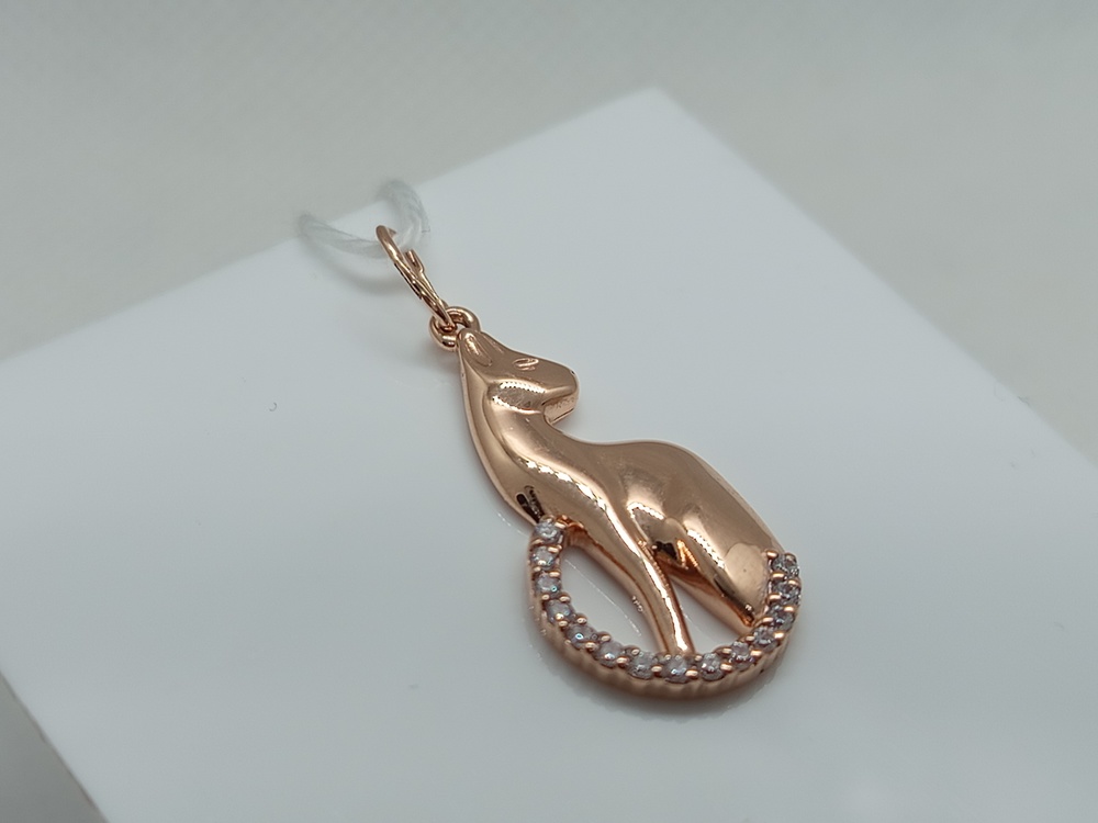 ПОДКМИ585 ПОДВЕСКА С КАМНЯМИ (Au 585)