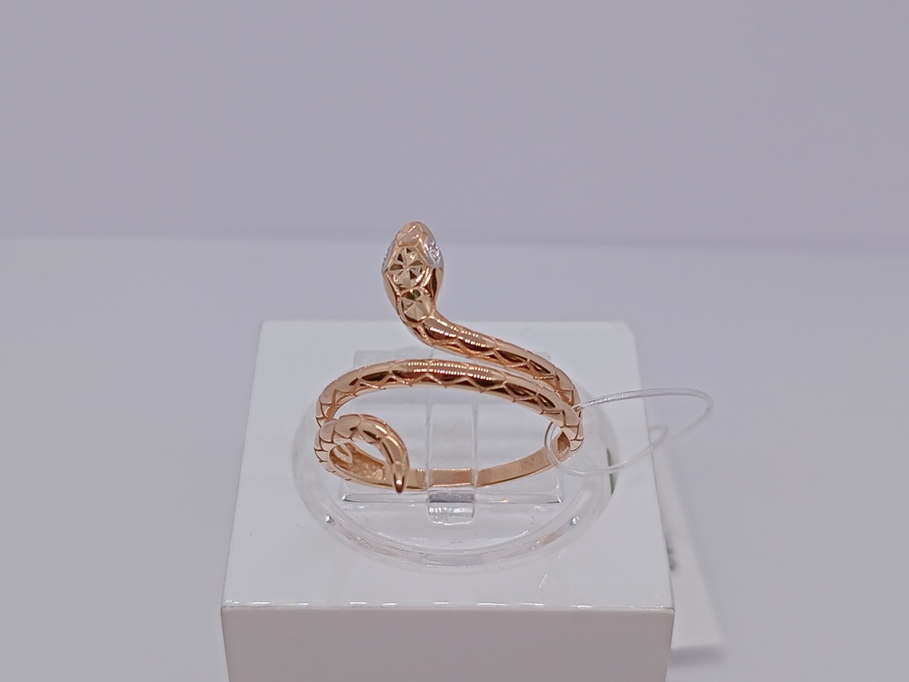 КОЛЬЦО С КАМНЯМИ (Au 585)