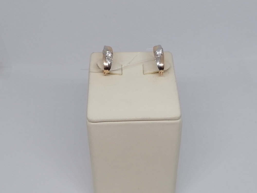 СЕРЬГИ С КАМНЕМ (Au 585)