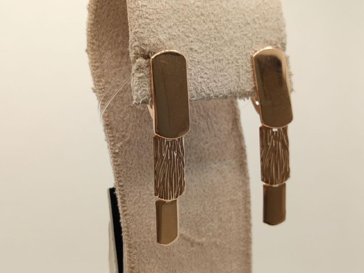 СЕРЬГИ БЕЗ КАМНЯ (Au 585)