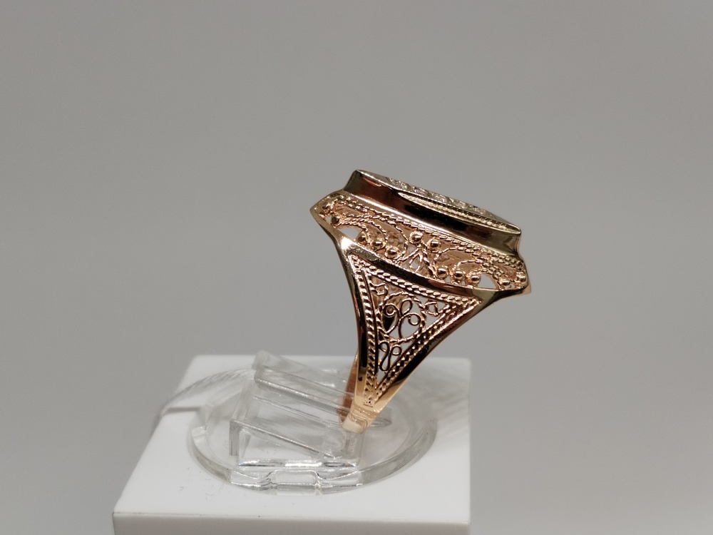 КОЛКМИ585 КОЛЬЦО С КАМНЯМИ (Au 585)