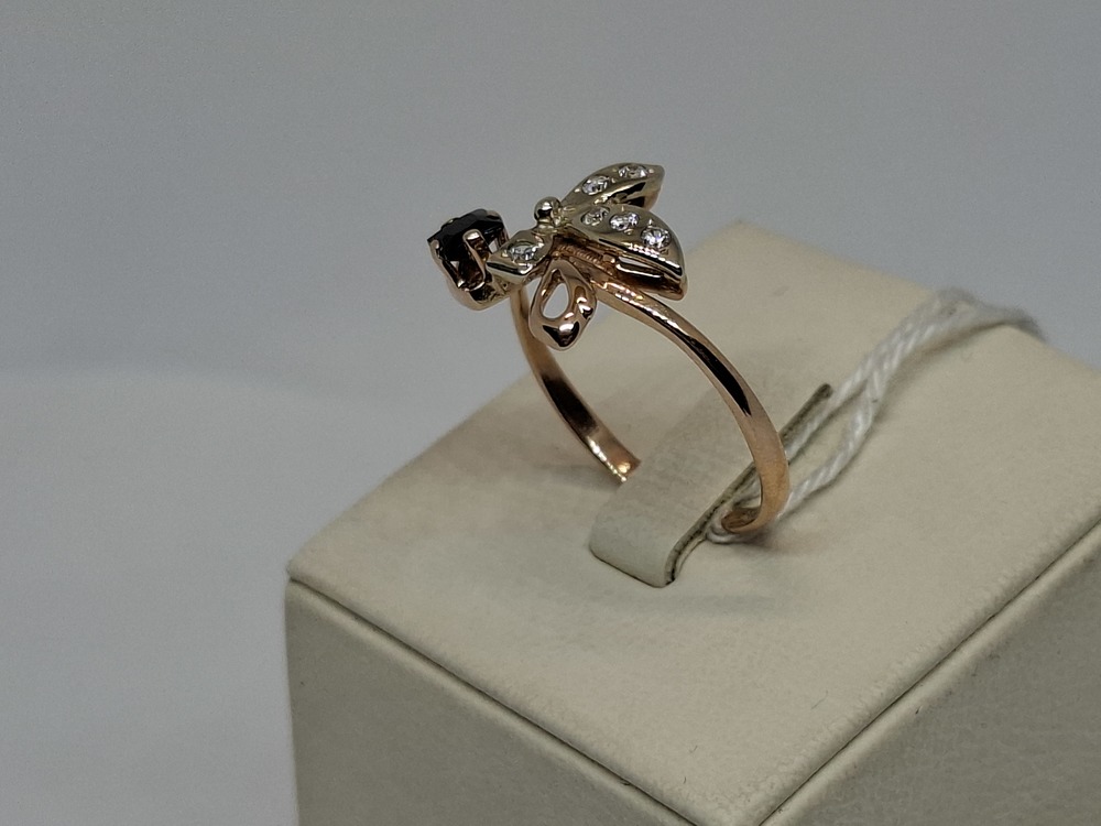 КОЛКМИ585 КОЛЬЦО С КАМНЯМИ (Au 585)