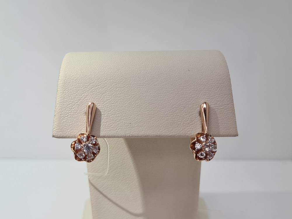 04-52-0558-00 СЕРЬГИ С КАМНЯМИ (Au 585)