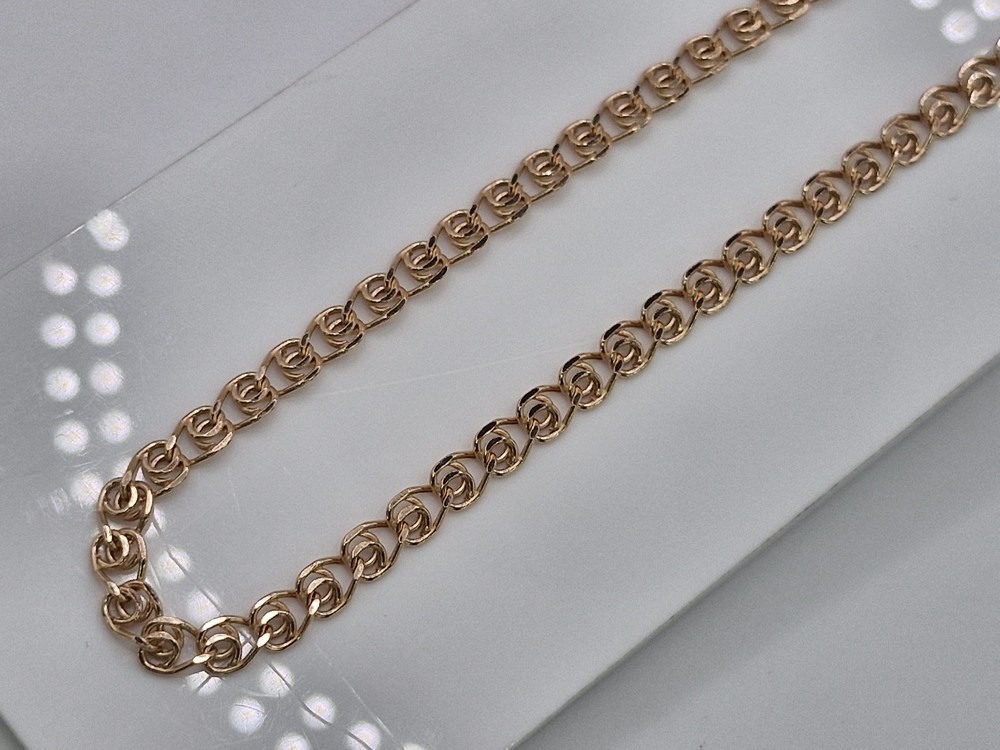 ЦЕПЬ ПУСТОТЕЛАЯ Лав (Au 585)