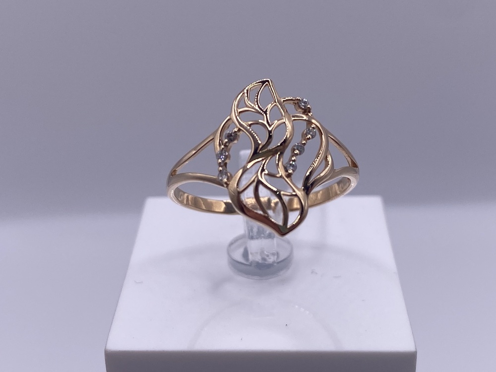 КОЛКМИ585 КОЛЬЦО С КАМНЯМИ (Au 585)