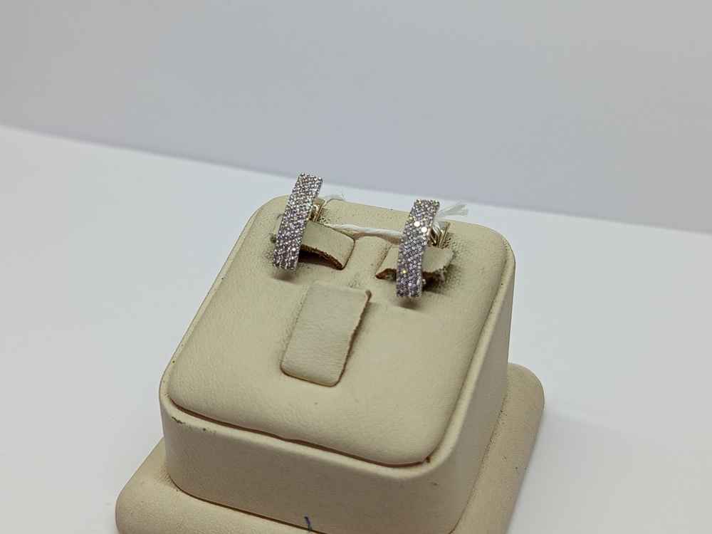 СКМИ585 СЕРЬГИ С КАМНЯМИ (Au 585)