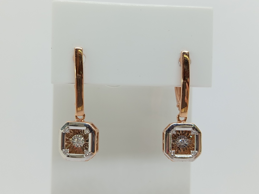 СЕРЬГИ БРИЛЛИАНТ (Au 585)