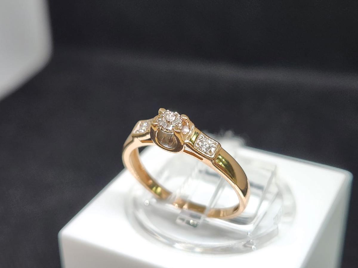 КОЛЬЦО БРИЛЛИАНТ Au 585