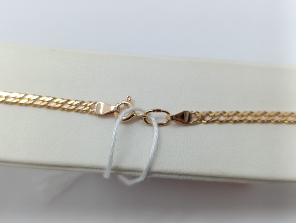 ЦЕПЬ ПОЛНОВЕСНАЯ Ромб двойной (Au 585)