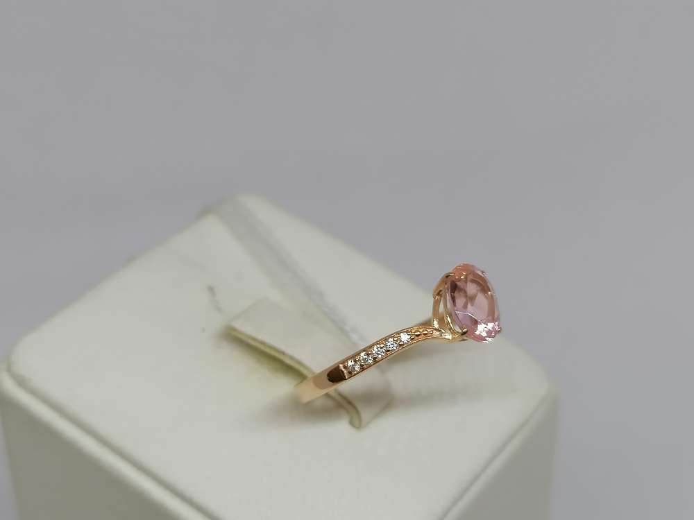 КОЛЬЦО С КАМНЯМИ (Au 585)