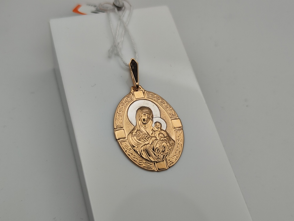 ПОДИБК585 ПОДВЕСКА ИКОНА БЕЗ КАМНЯ (Au 585)
