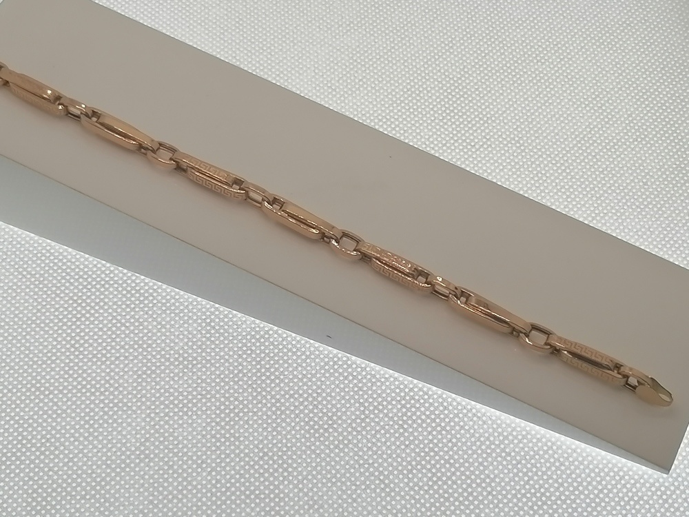 БРАСЛЕТ ПУСТОТЕЛЫЙ Фантазия (Au 585)