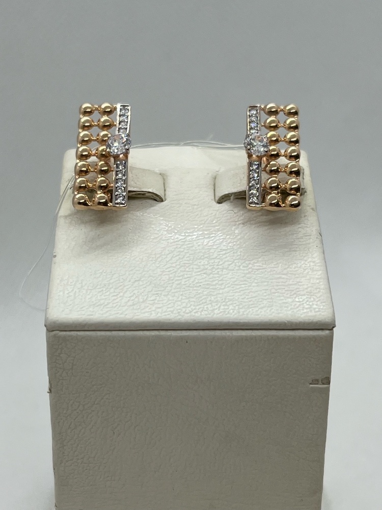 СЕРЬГИ С КАМНЯМИ (Au 585)