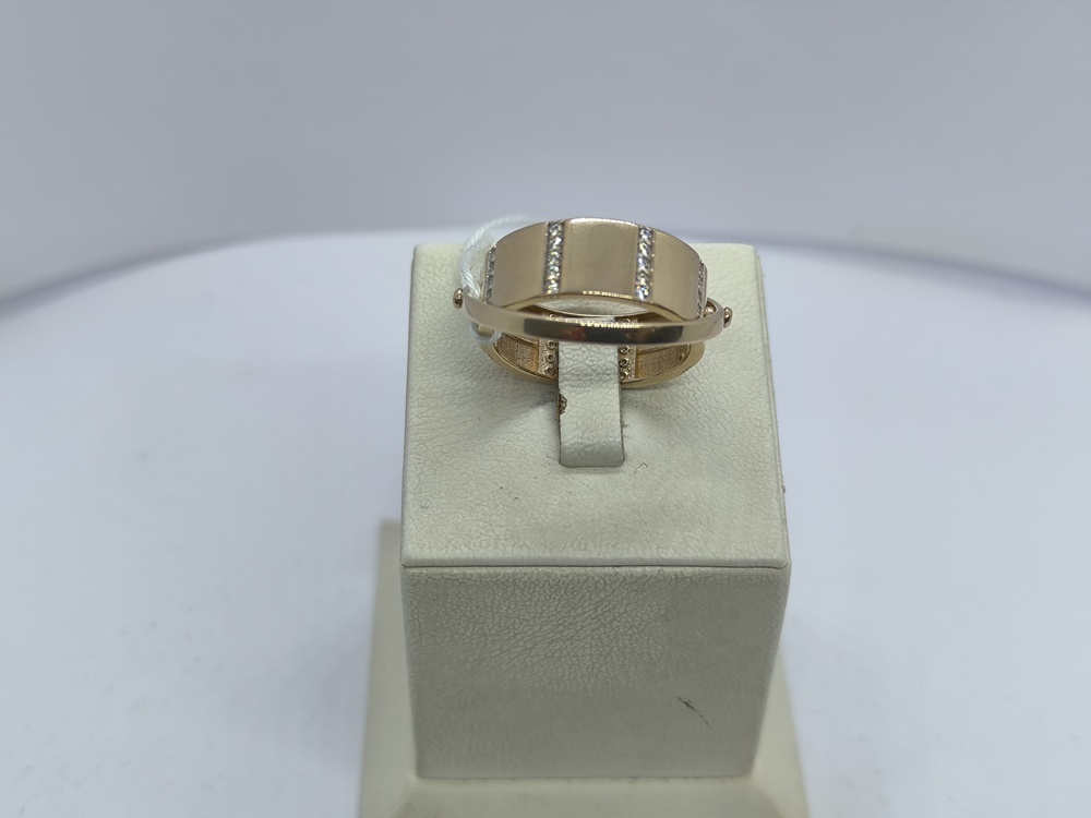 КОЛКМИ585 КОЛЬЦО С КАМНЯМИ (Au 585)