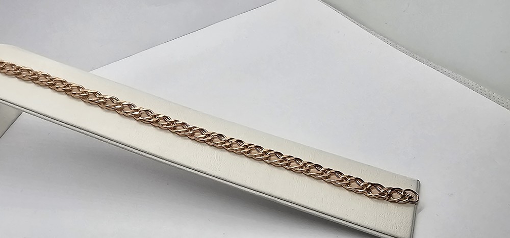 НБ 12-076ПГ БРАСЛЕТ ПУСТОТЕЛЫЙ (Au 585)