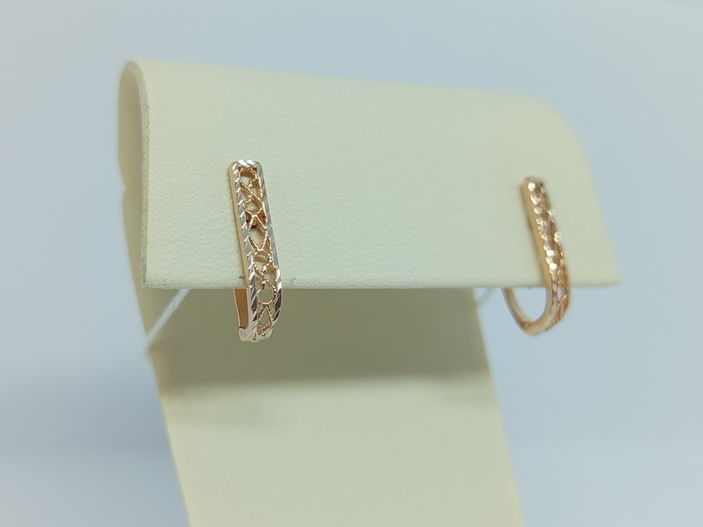 СБКМ585 СЕРЬГИ БЕЗ КАМНЯ (Au 585) СБКМ585 СЕРЬГИ БЕЗ КАМНЯ (Au 585)