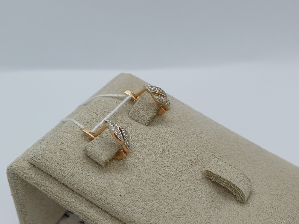 СЕРЬГИ С КАМНЯМИ (Au 585)