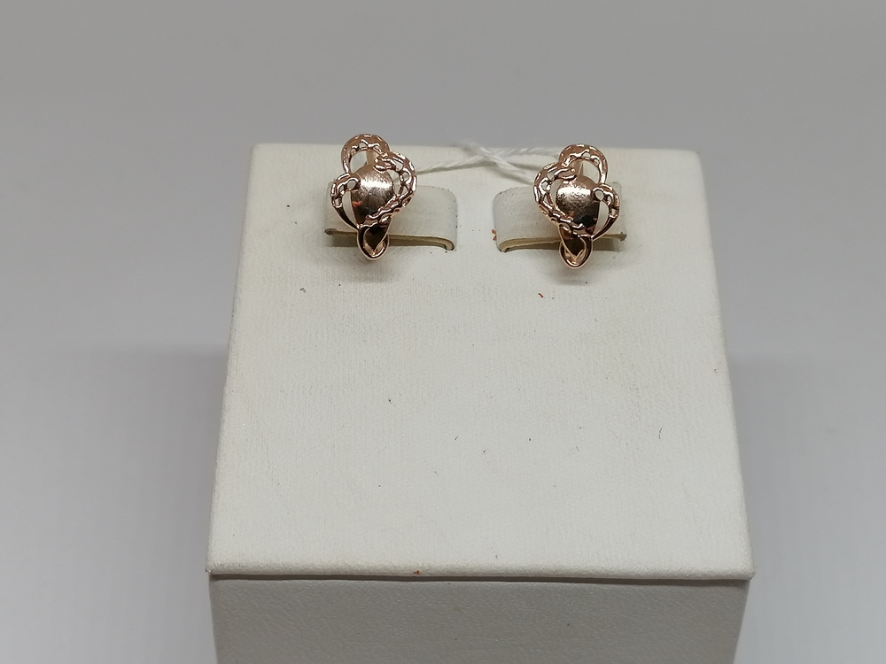 СЕРЬГИ БЕЗ КАМНЯ (Au 585)