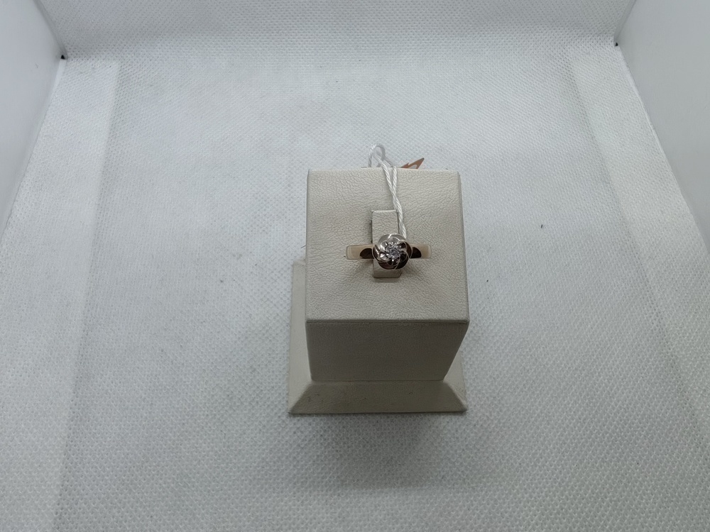 КОЛКМ585 КОЛЬЦО С КАМНЕМ (Au 585)