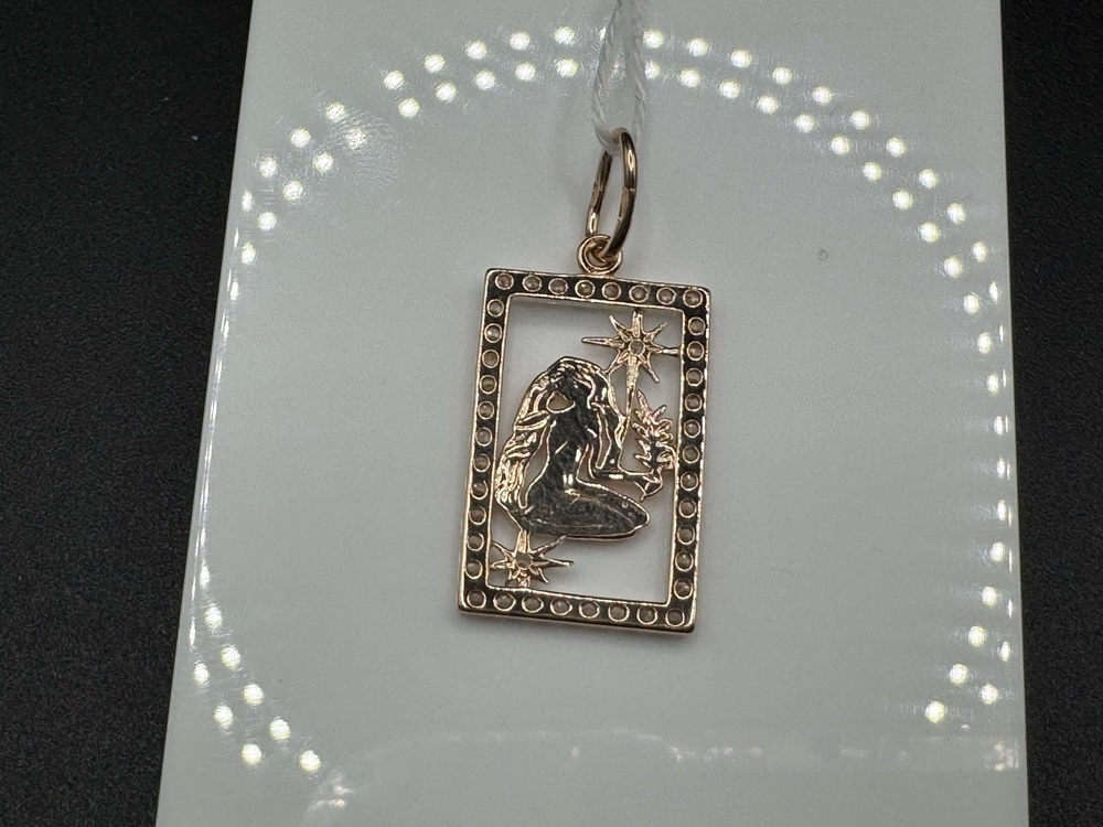 ПОДВЕСКА ЗНАК ЗОДИАКА ДЕВА Au 585