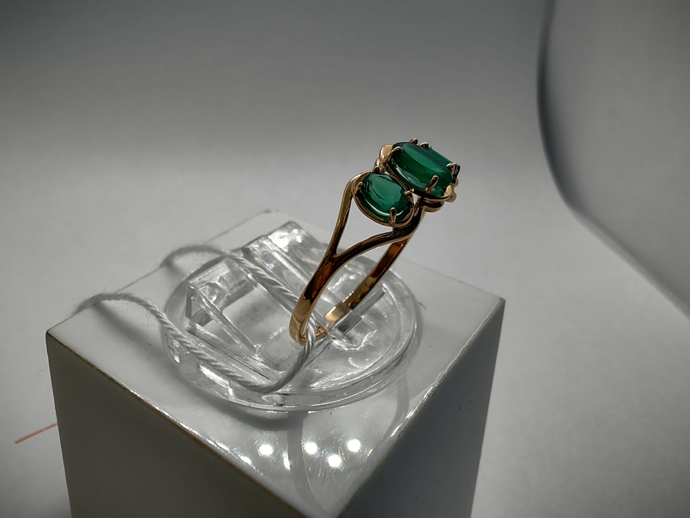 КОЛКМИ585 КОЛЬЦО С КАМНЯМИ (Au 585)