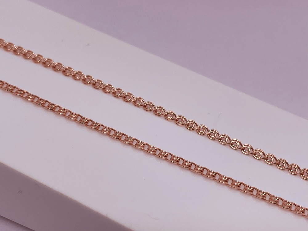 ЦЕПЬ ПУСТОТЕЛАЯ Лав (Au 585)