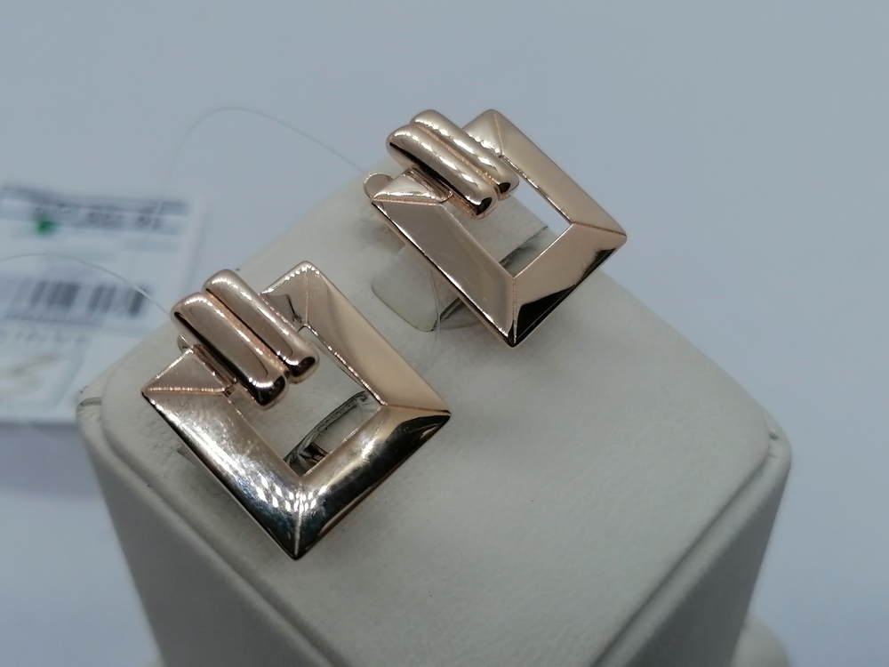 СЕРЬГИ БЕЗ КАМНЯ (Au 585)