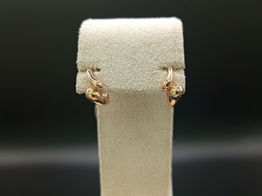 СЕРЬГИ БЕЗ КАМНЯ (Au 585)