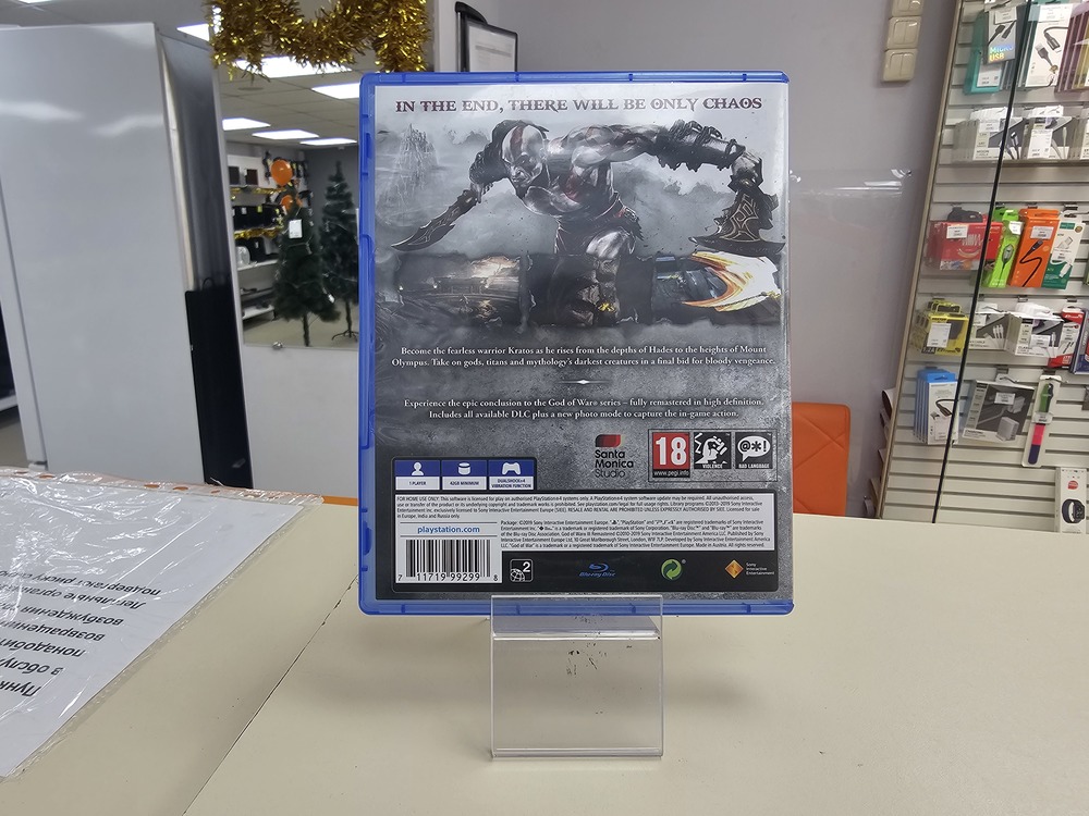 Игра Playstation 4 God of War Remastered