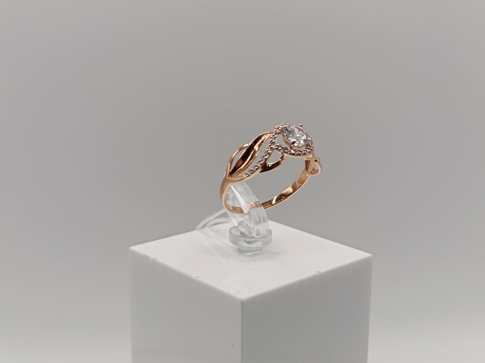 КОЛКМИ585 КОЛЬЦО С КАМНЯМИ (Au 585)